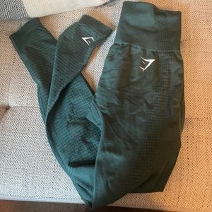 Green gymshark leggings